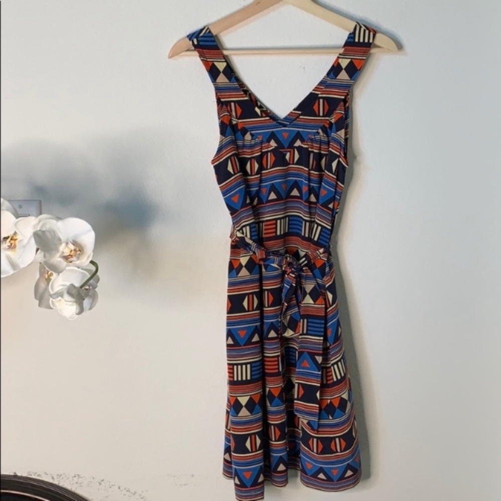 Marc By Marc Jacobs | Silk Colorful Geometric Dress
